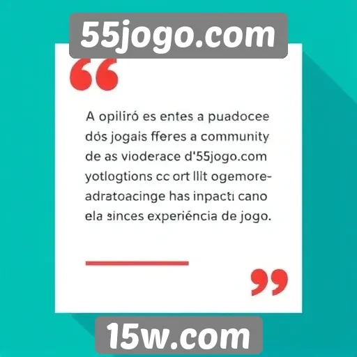 Opinião de jogadores sobre a comunidade do 55jogo
